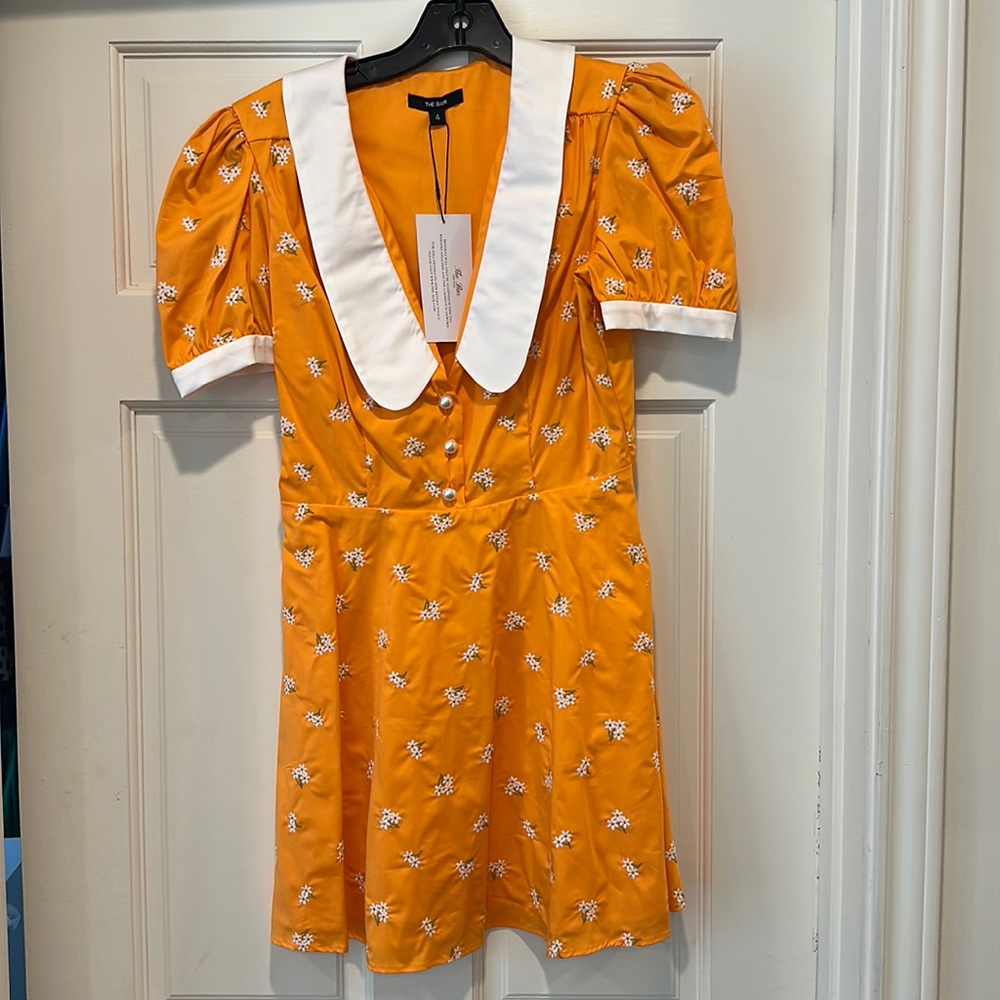 NWT The Bar Richie dress in Aperol size 4